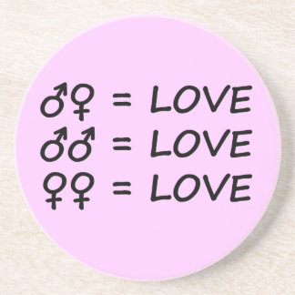 Love Sandstone Coaster