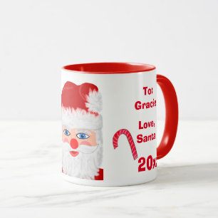 Love Santa Christmas Name Mug