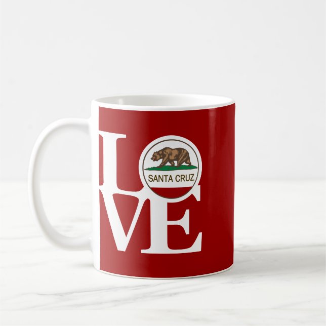 LOVE Santa Cruz 11oz Mug (Left)
