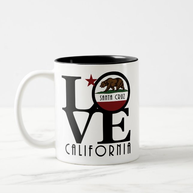 LOVE Santa Cruz Coffee Mug 11oz (Left)