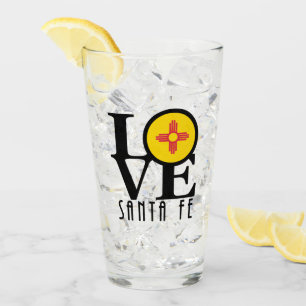 LOVE Santa Fe New Mexico Glass