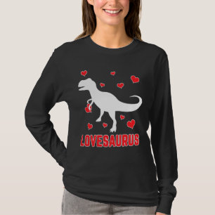 Love Saurus T Rex Dinosaur Funny Valentines Day Ou T-Shirt