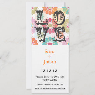 Love Save the Date Announcement
