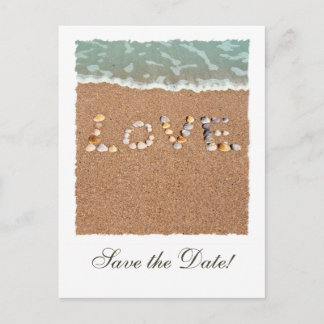 Love Save the Date Announcement Postcard