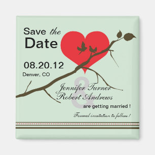 Love -Save the date magnets-3 Magnet