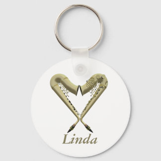 Love Sax Keyring