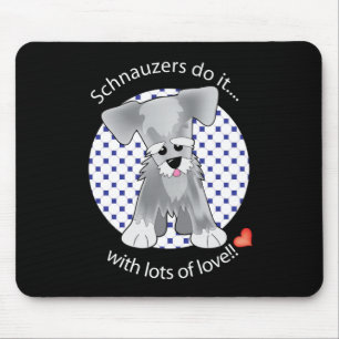 Love Schnauzer Mouse Mat