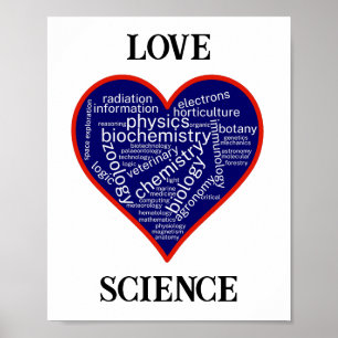 Love Science for Science Teachers and Students Poster