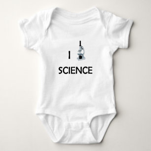 Love Science Microscope Baby Bodysuit
