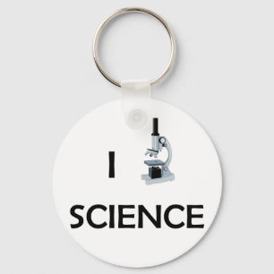 Love Science Microscope Key Ring