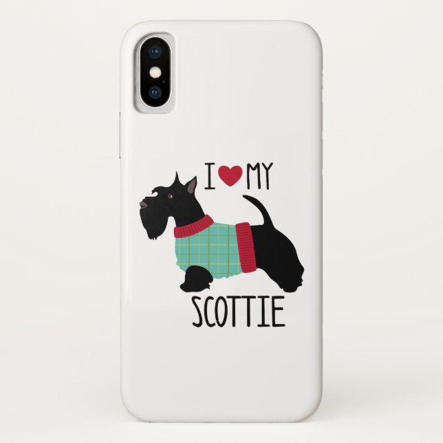 Love Scottie Case-Mate iPhone Case (Back)