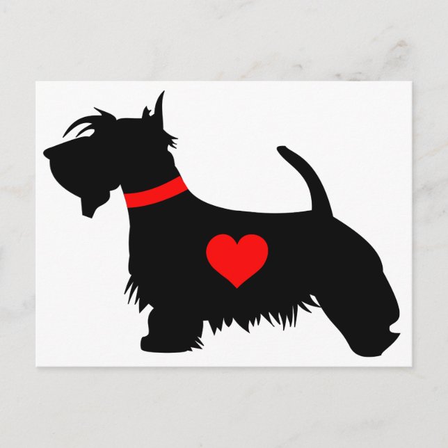 Love scottie dog postcard (Front)