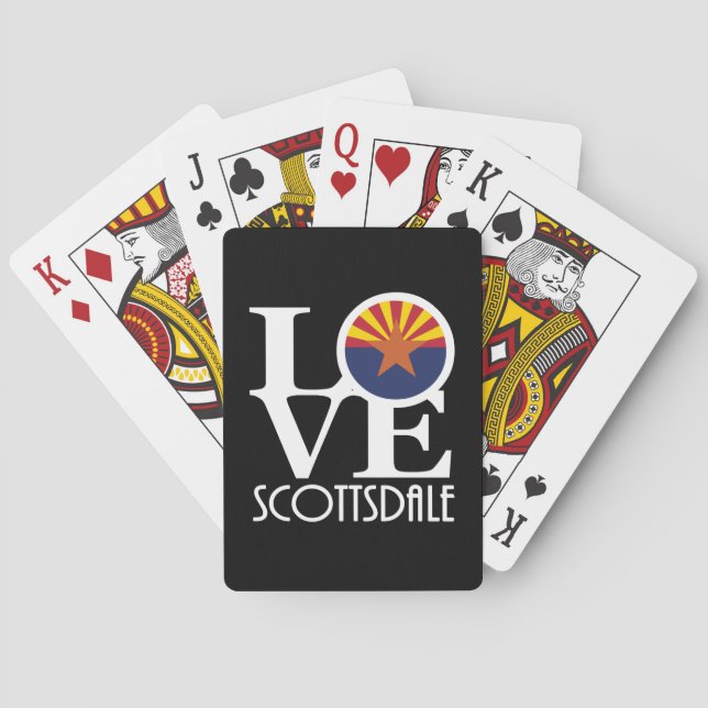 LOVE Scottsdale Arizona Playing Cards (Back)