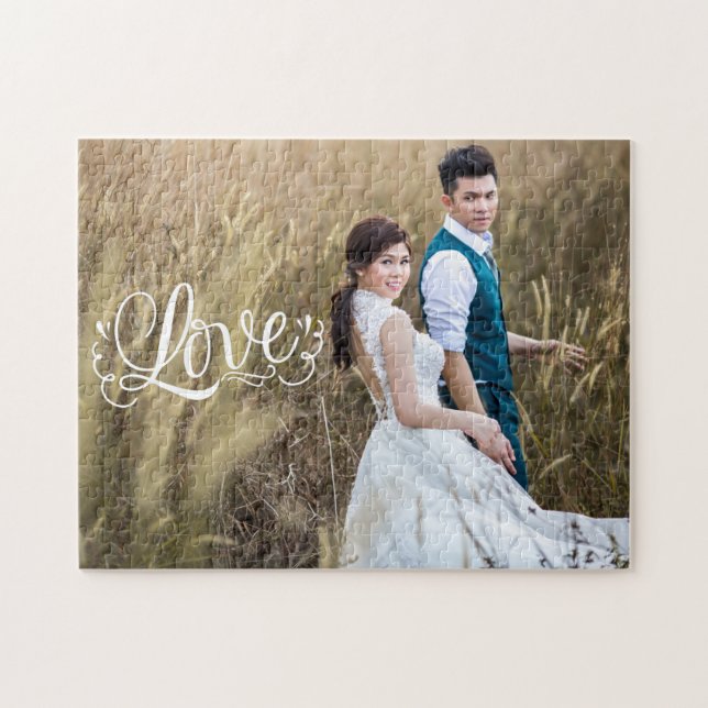 Love Script Jigsaw Puzzle (Horizontal)