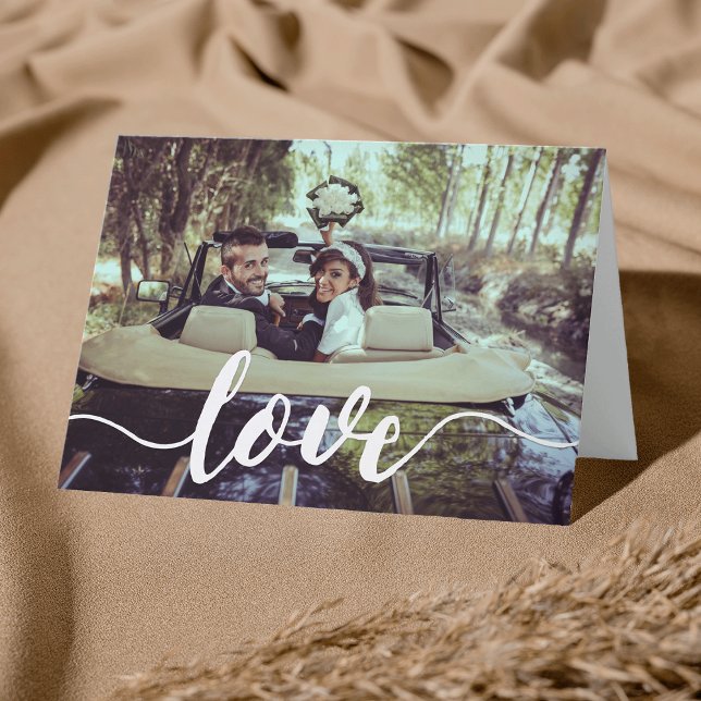 Love Script Overlay Photo Card (Creator Uploaded)