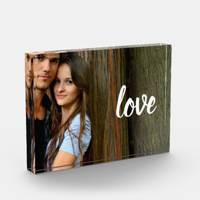 Love Script Photo Block (Left)