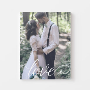 Love Script Wedding Canvas Print