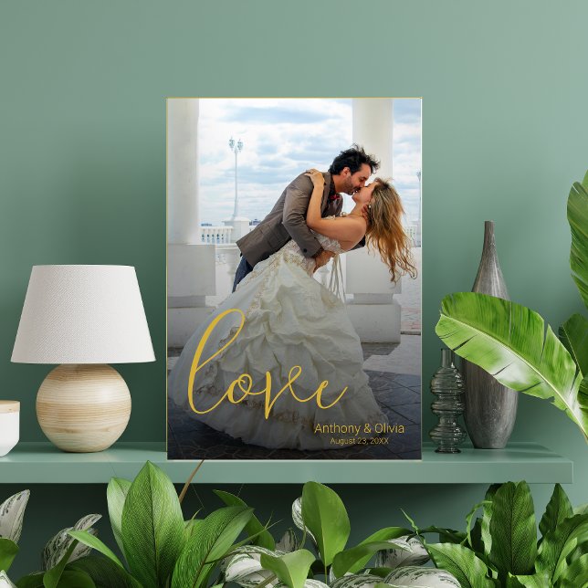 Love Scripted Personalised Wedding Gift Canvas (Creator Uploaded)