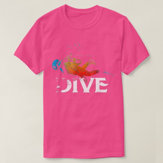 Love Scuba Diving Mask Gift Dive Lovers Gi T-Shirt (Design Front)