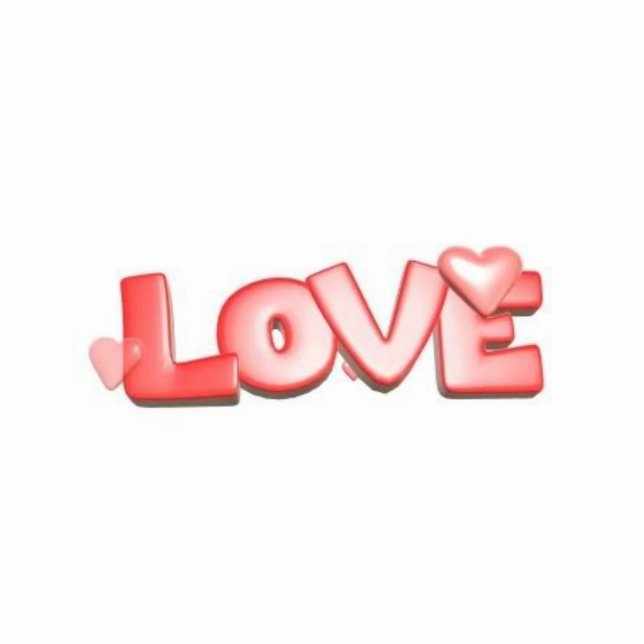 Love sculptured keychain photo sculpture key ring (Front)