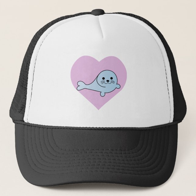 Love Seal Trucker Hat (Front)
