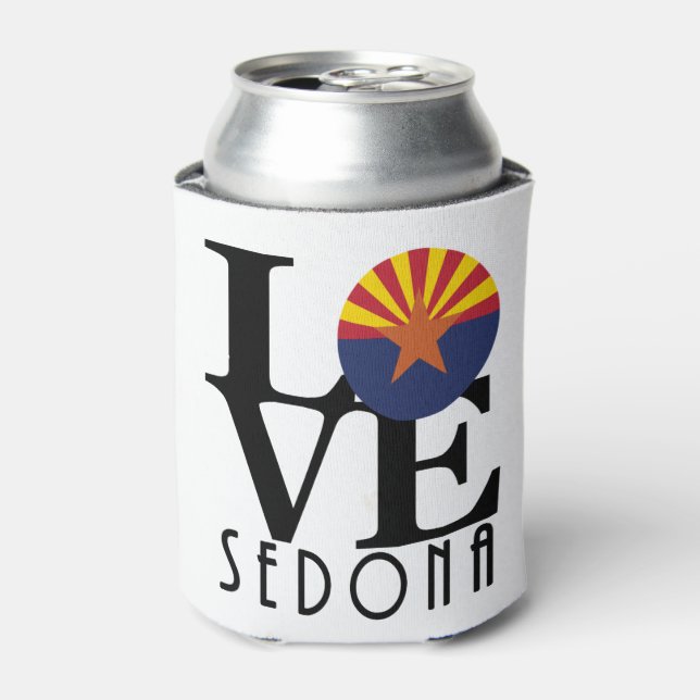 LOVE Sedona Arizona Can Cooler (Can Front)