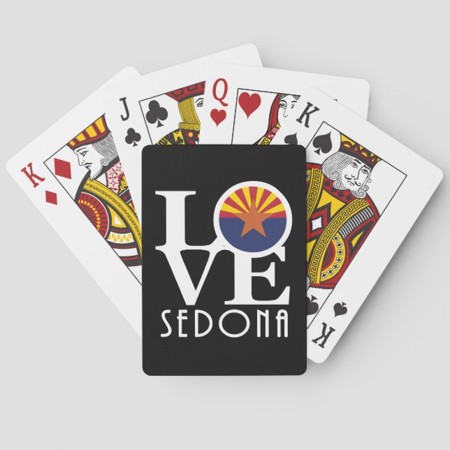 LOVE Sedona Arizona Playing Cards (Back)