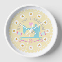 Love Sewing Machine Pastel Yellow