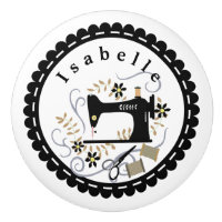 Love Sewing Machine White Black