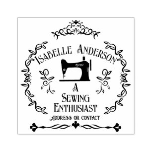 Love Sewing Vintage Rubber Stamp