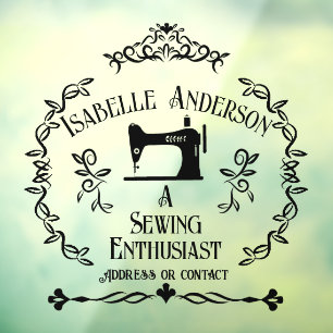 Love Sewing Vintage Window Cling