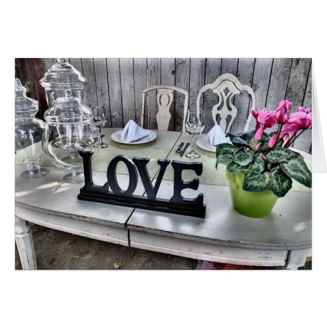 LOVE - Shabby Chic Outdoor Wedding Reception (Front Horizontal)