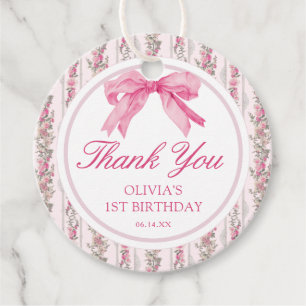 Love Shack Coquette Thank You Favour Tags