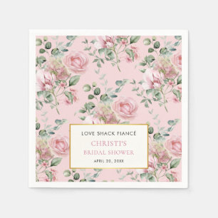 Love Shack Fiance Garden Party Bridal Shower Napkin
