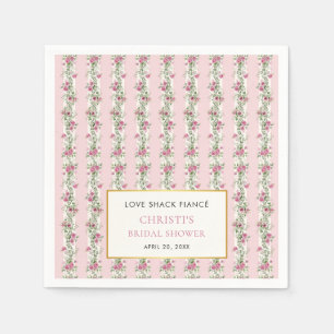 Love Shack Fiance Garden Party Bridal Shower Napkin