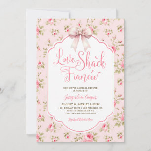 Love Shack Fiancee Bridal Shower Invitation
