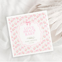 Love Shack Pink Bow Floral Baby Shower