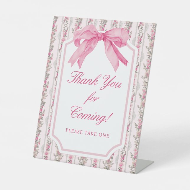 Love Shack Thank You For Coming Favour Sign (Front)