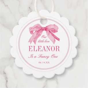 Love Shack Vintage Fancy ONE 1st Birthday  Favour Tags