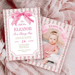 Love Shack Vintage Fancy ONE Girl Birthday  Invitation