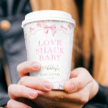 Love Shack Vintage Pink Baby Girl Shower Paper Cups<br><div class="desc">Step into a world of timeless charm and tender beauty with our "Love Shack Vintage Pink Baby Girl Shower Paper Cups, " where every detail whispers tales of love and nostalgia. This enchanting design evokes the essence of vintage elegance, with delicate pink bows and intricate rose floral patterns adorning the...</div>