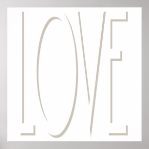 LOVE Shadow Poster