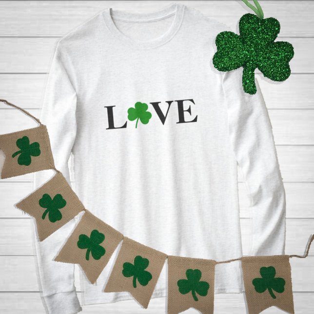 Love Shamrock St. Patrick's Day T-Shirt (Creator Uploaded)