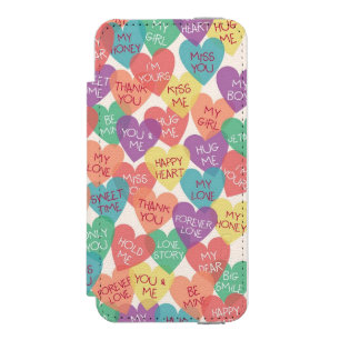Love Shape Background Incipio Watson™ iPhone 5 Wallet Case