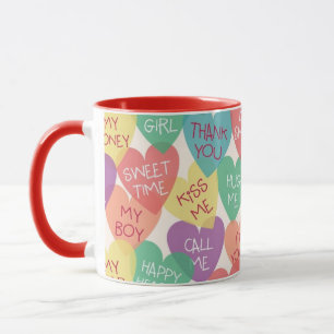 Love Shape Background Mug
