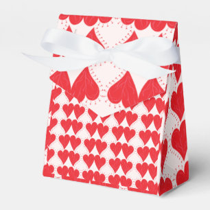 Love Shaped Heart Pattern Favour Box