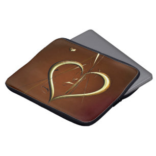 Love Shards of Gold Electronics Bag
