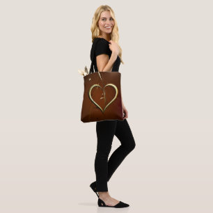 Love Shards of Gold Tote Bag