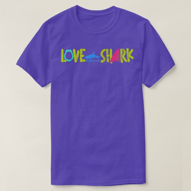 Love Shark T-Shirt (Design Front)