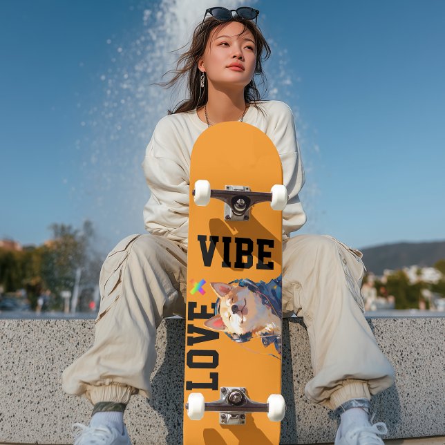 LOVE × SHIBA - Custom Skateboard (Creator Uploaded)
